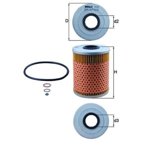ölfilter mahle 68d für - Ölfilter,