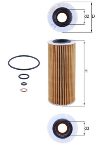 Knecht ölfilter 177 3d - ox, 177/3d